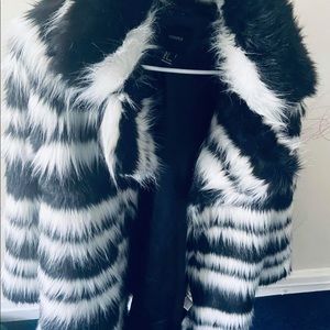 Faux fur coat